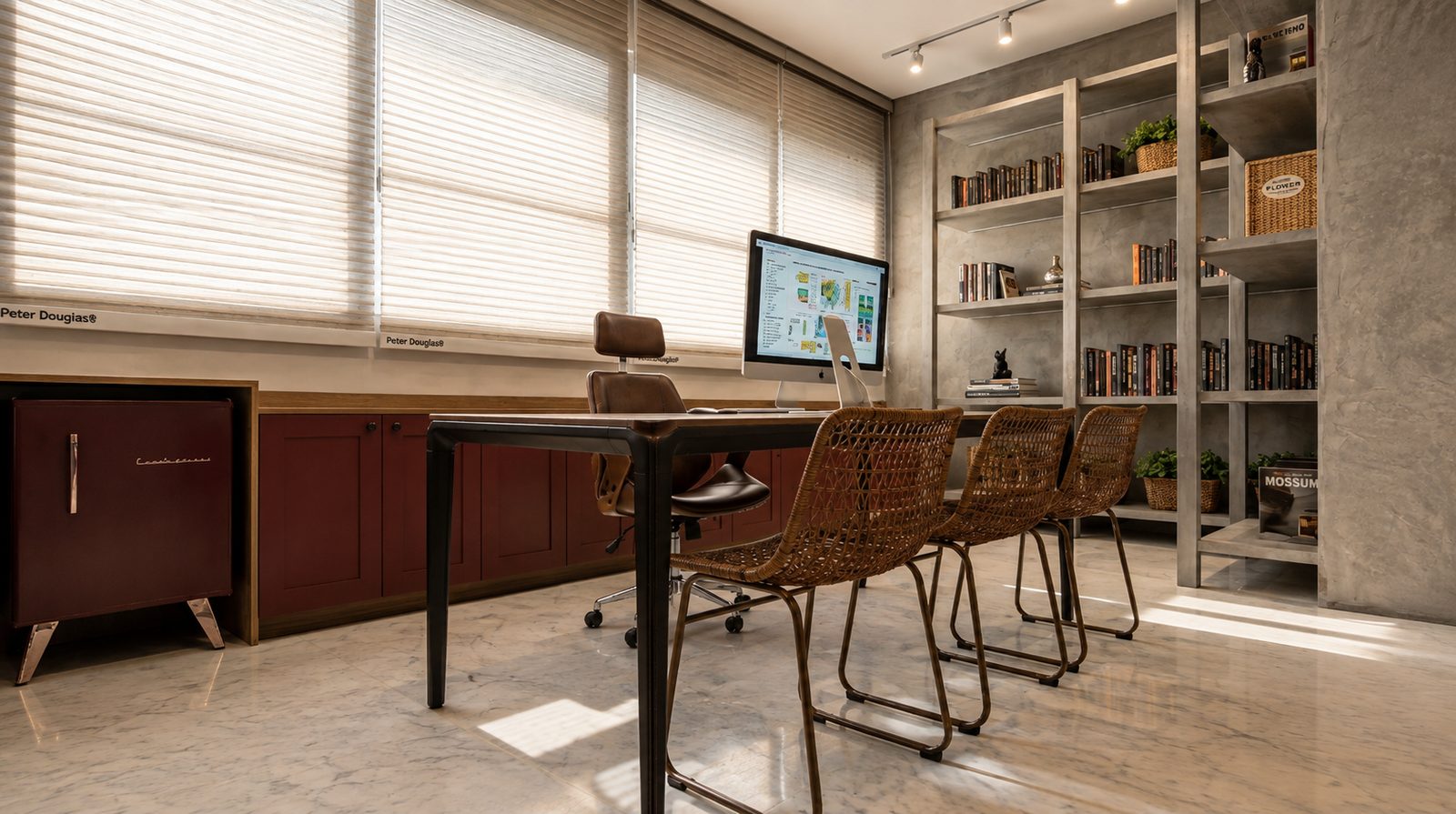 Sala de reunião planejada