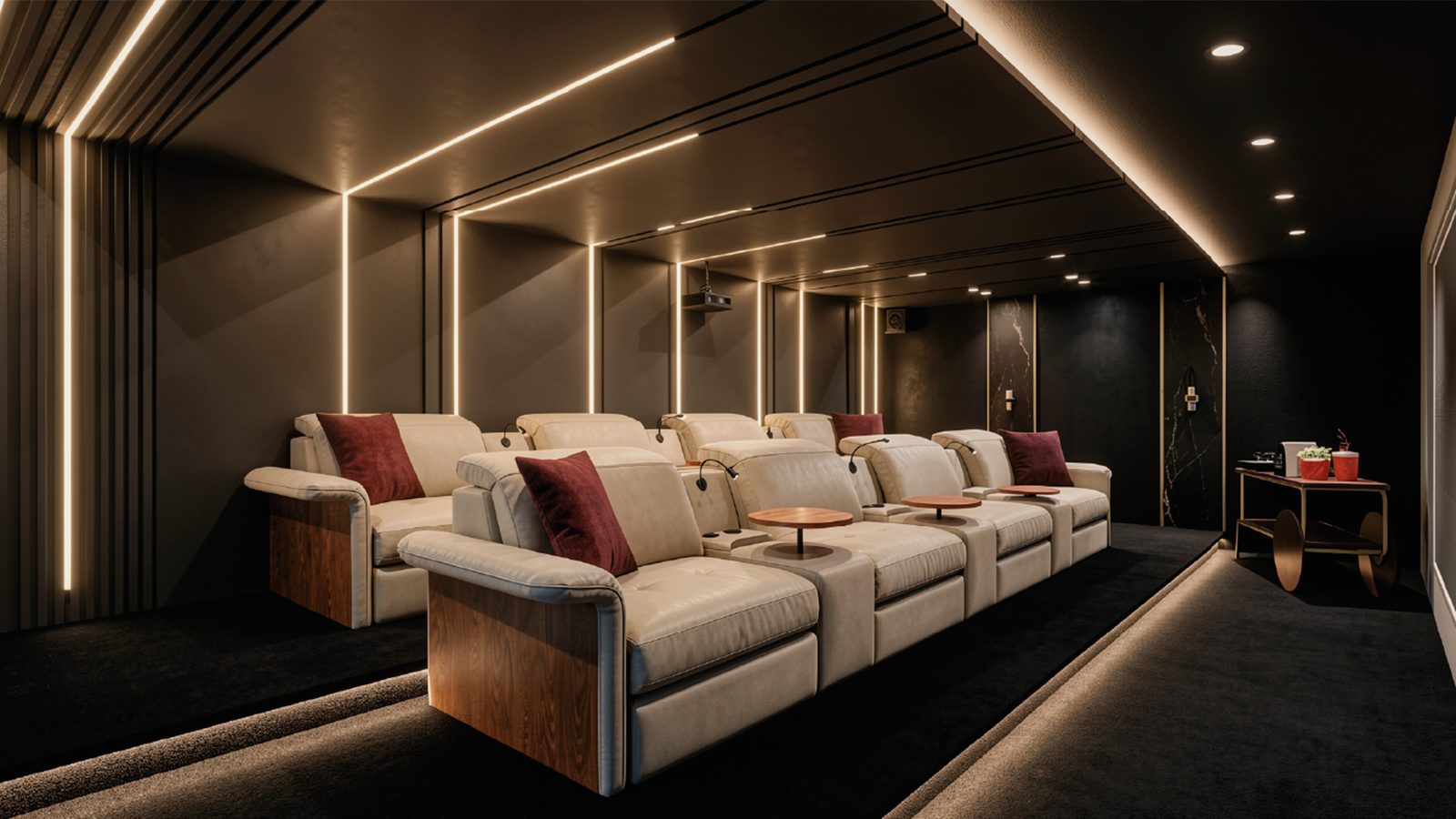 Home theater planejado
